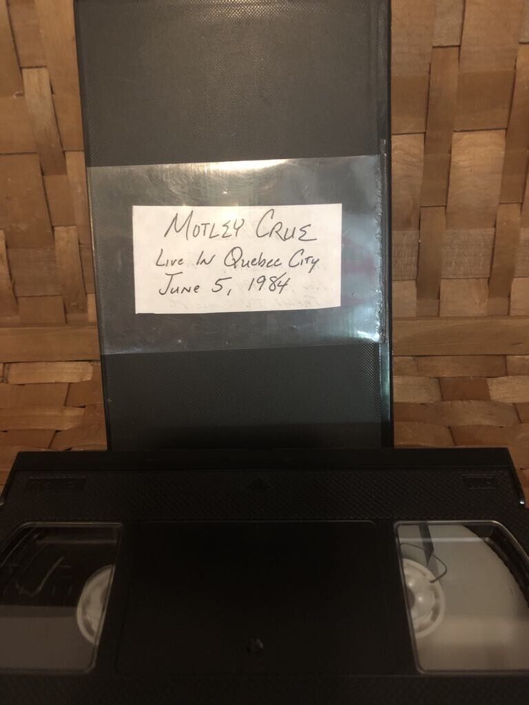 Motley Crue Live In Quebec City, Canada June 5, 1984 VHS
