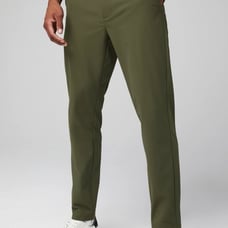Fabletics NWT! Men'S Green Olive Slim Fit The High Side Chino Pants Size 33