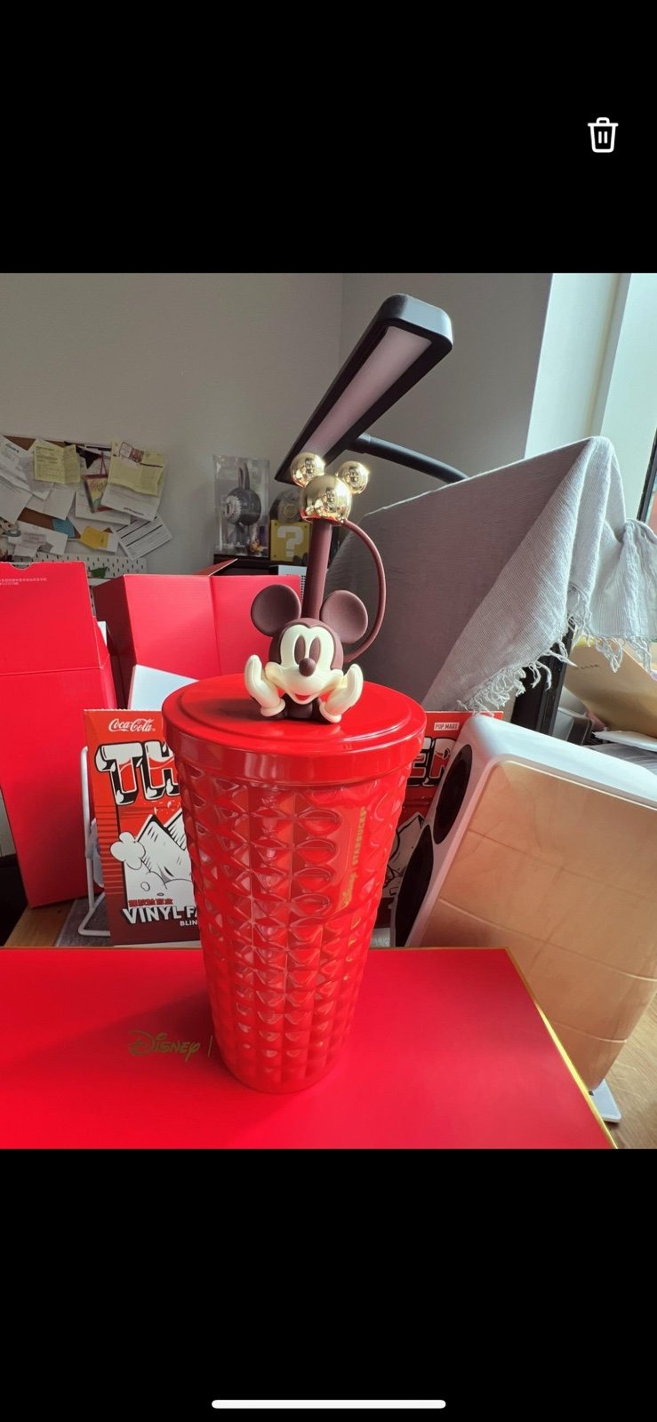 Starbucks Disney Micky topper corn stainless steel tumbler