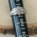 Diamond Cluster Ring in 10k White Gold