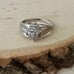 Diamond Cluster Ring in 10k White Gold