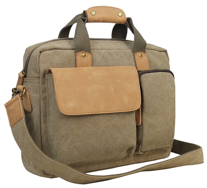 Canvas Laptop Messenger Bag CM01KG