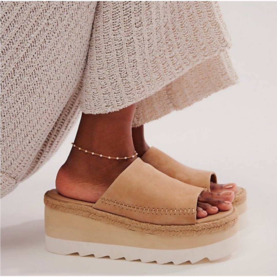 Free People Santorini Espadrille Womens Size 9.5 New in Box soft leather