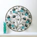 PEACOCK PLUMES CIRCULAR WALL SCONCE