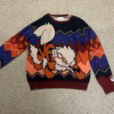 pokemon center arcanine sweater