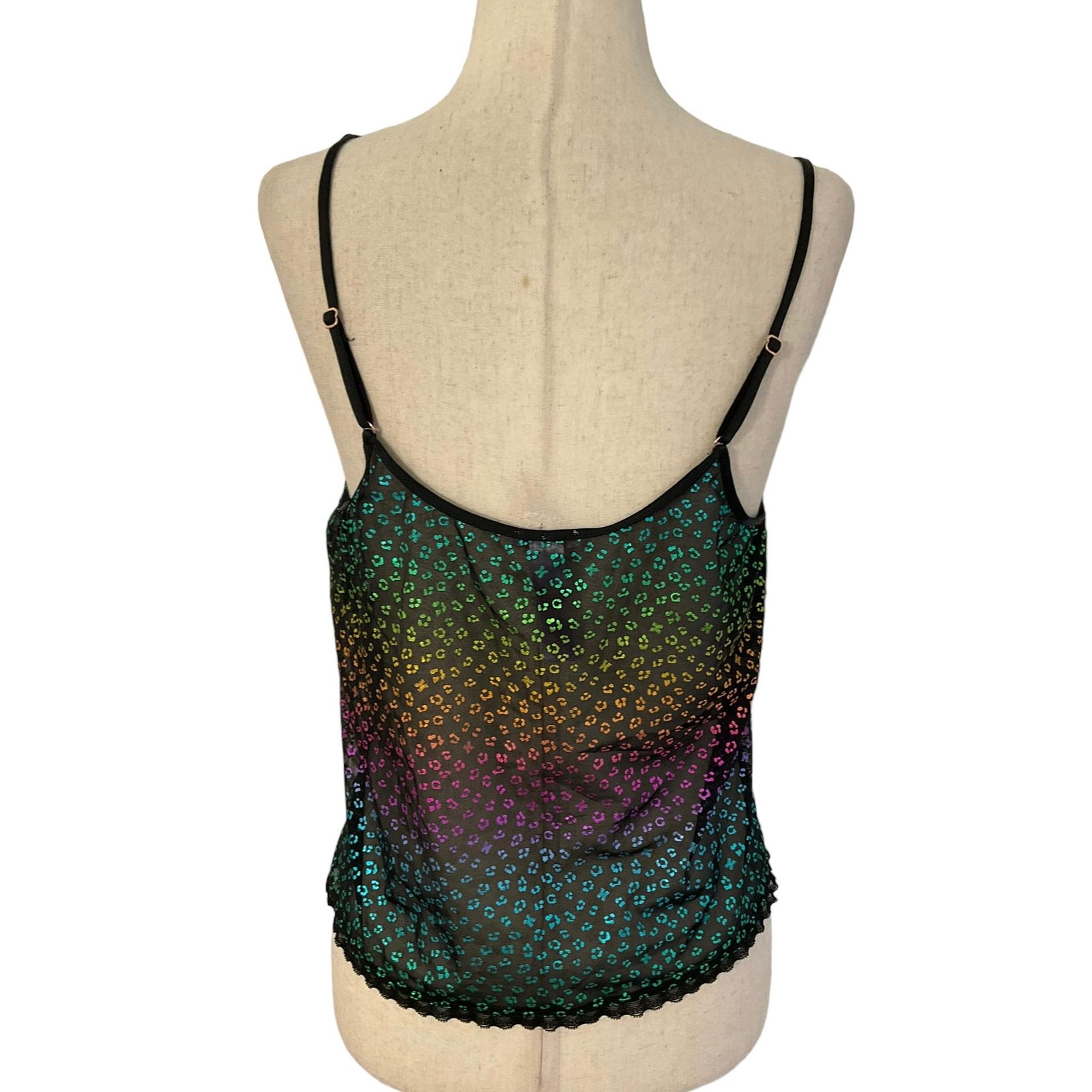 Savage x Fenty Sheer Tank Top Sleepwear Women's Size Medium | 51-32