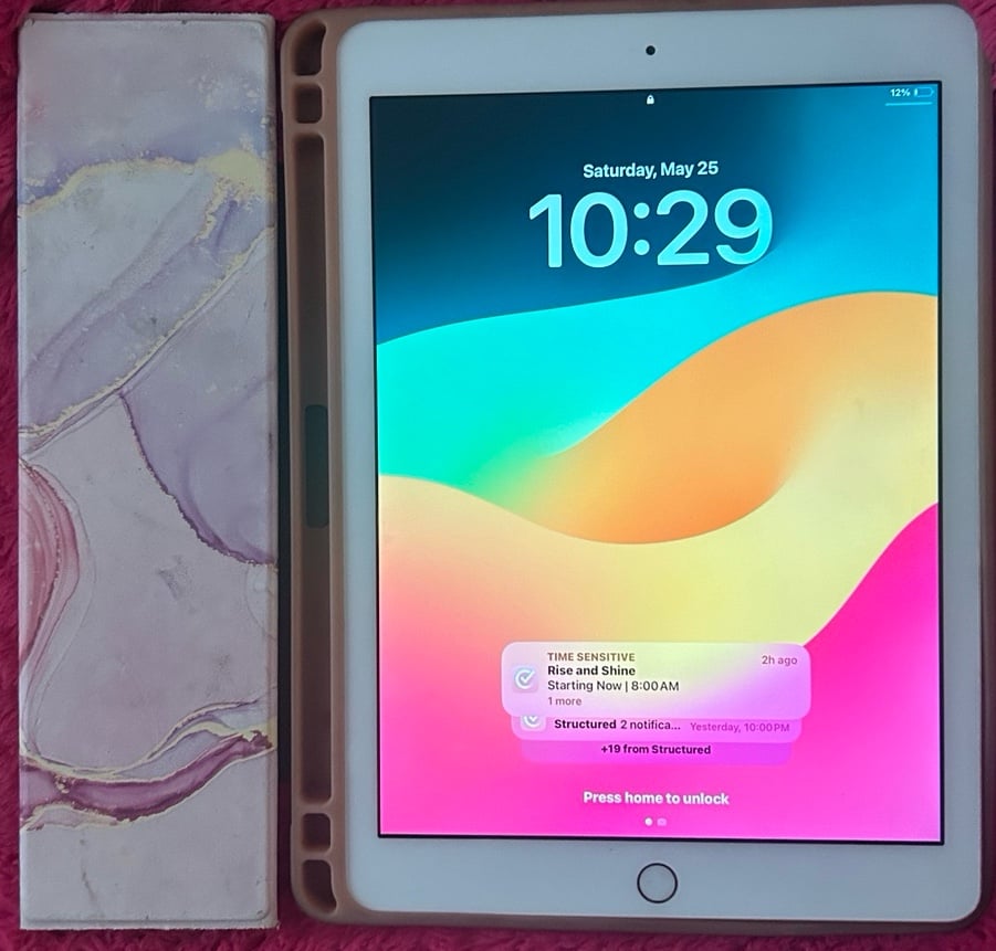 iPad 6th generation rose Gold 128 GB