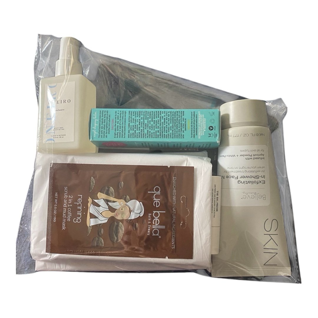 NWT-WOMENS BEAUTY BUNDLE-8 ITEMS INCLUDES: Believe Beauty-Exfoliating in shower
