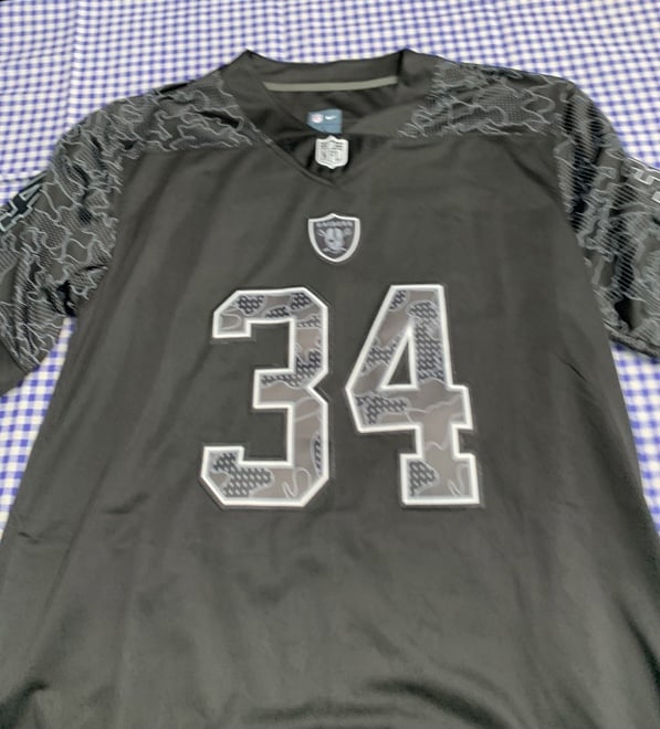 NFL Mens Nike Bo Jackson Black Las Vegas Raiders 34#Jersey