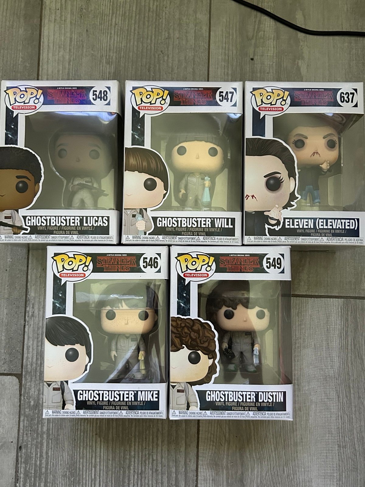 Funko pop stranger things ghostbusters lot