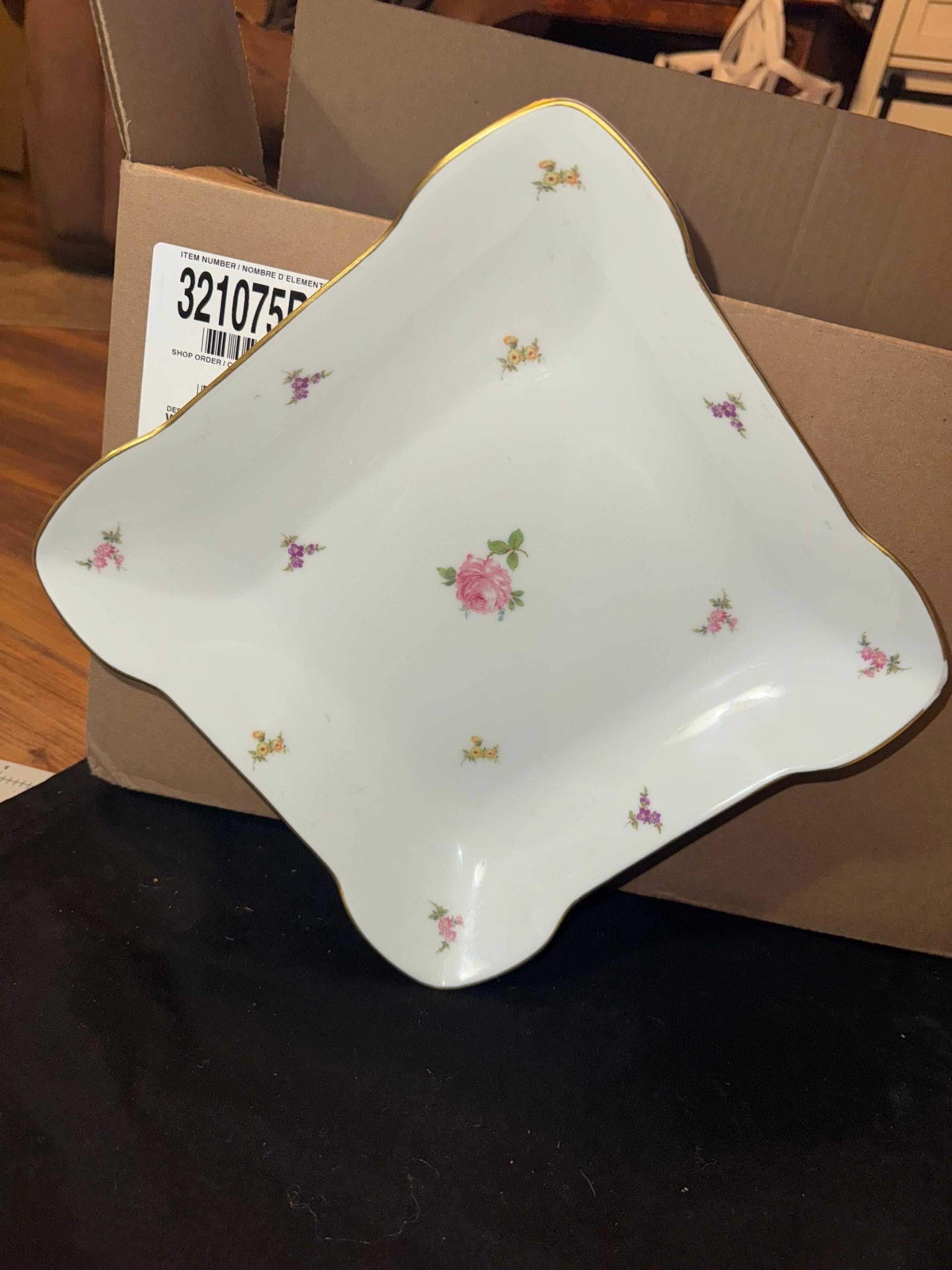Vintage Rosenthall Hillside Square Vegetable Dish Bowl