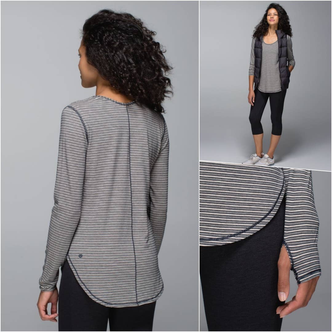 Lululemon Relaxed-fit Lightweight soft Long Sleeve 6 NWOT