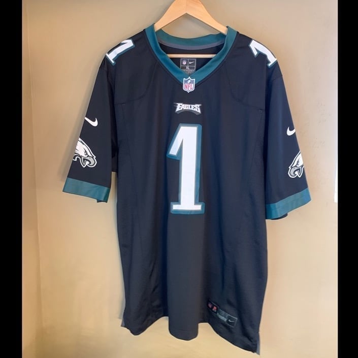 NFL Philadelphia Eagles Jalen Hurts • Nike Black Game Jersey • Men's XL