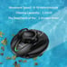 alescu Cordless Robotic Pool Vacuum - Self-Parking Pool Cleaner Lasts 110 Mins -