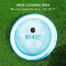 alescu Cordless Robotic Pool Vacuum - Self-Parking Pool Cleaner Lasts 110 Mins -