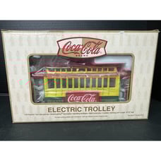 K-Line Coca-Cola Electric Trolley 10.5 AC Powered Two Roller StreamLighting