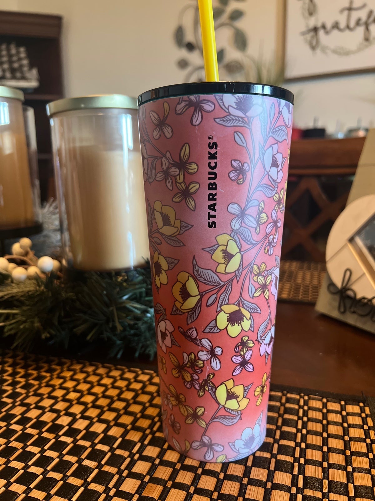 Starbucks Poppy Tumbler