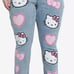 Hello Kitty Hearts Mom Jeans Plus Size