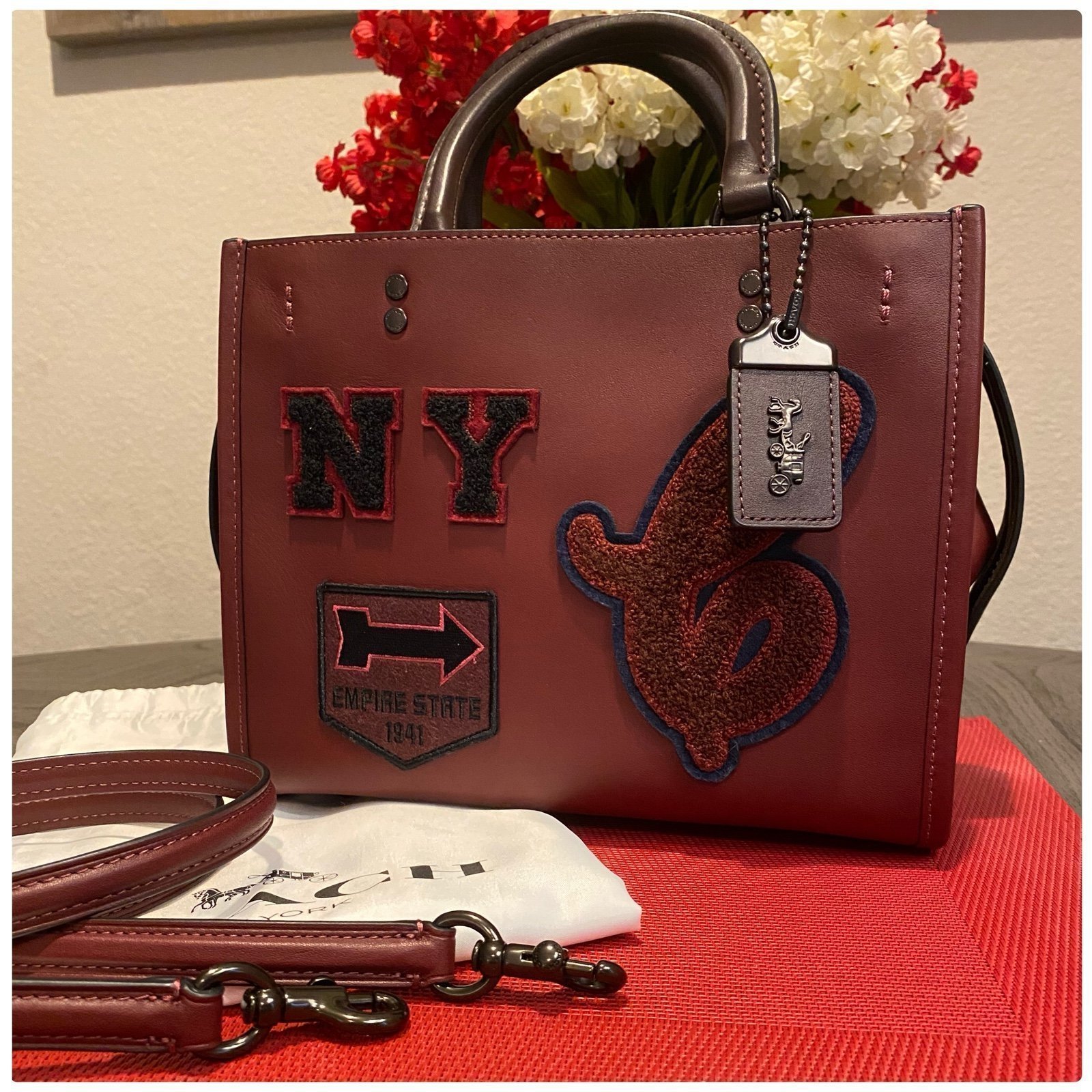NWT Coach Rogue 25 with Varsity Patches