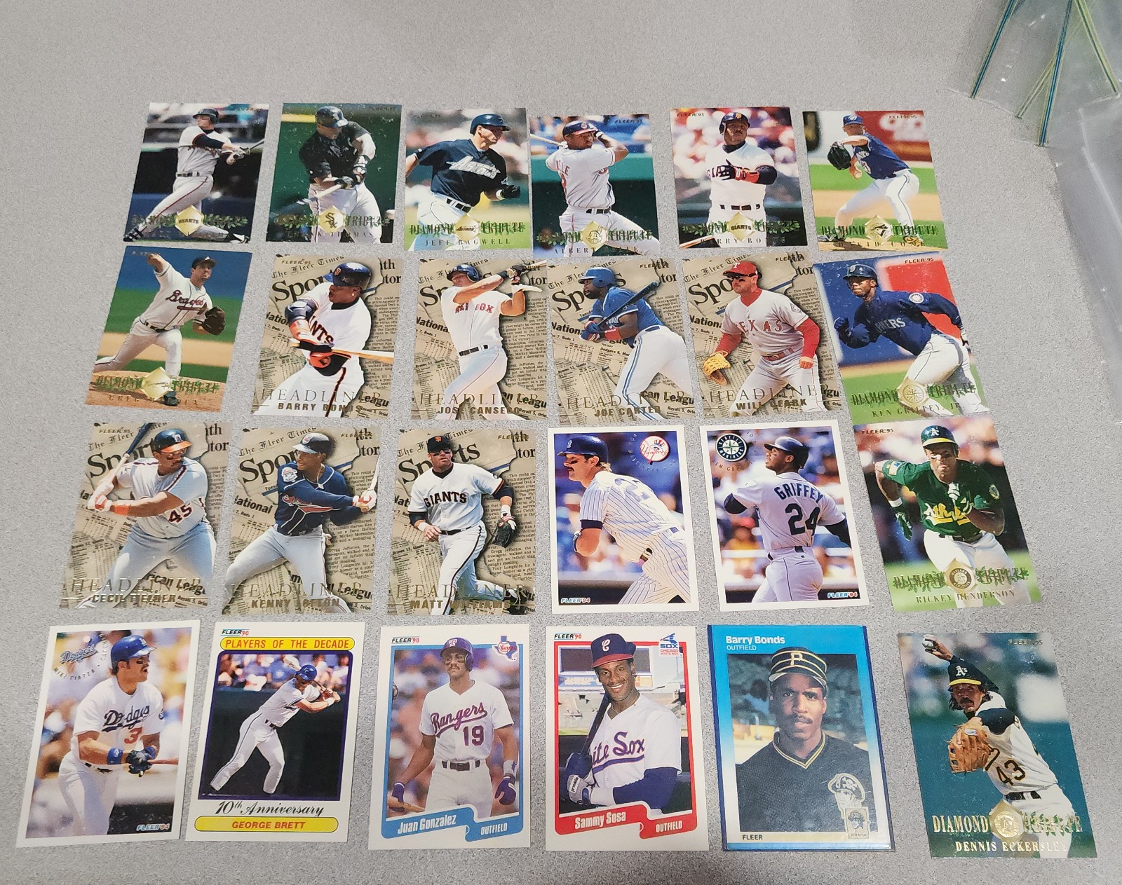 Lot of Fleer Baseball Cards