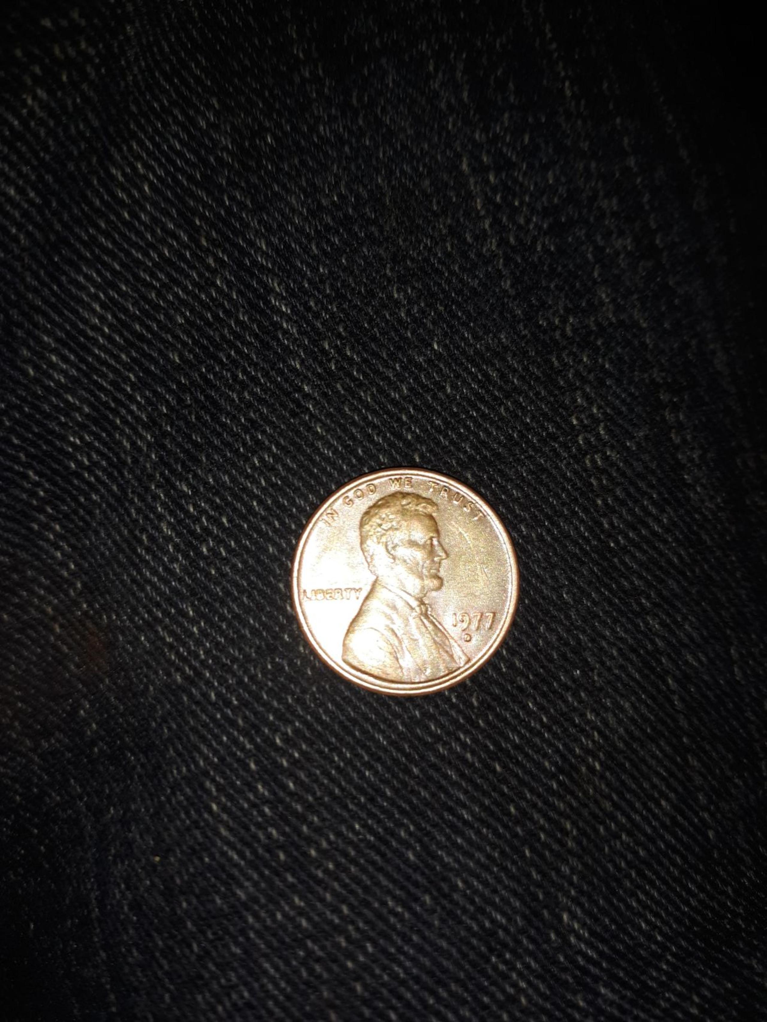 1977 D Penny