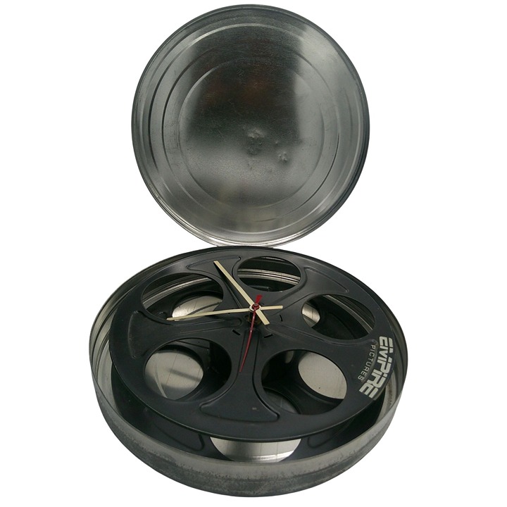 Paramount Pictures 1988 Empire Pictures Film Reel Wall Clock w/ Case G02-B
