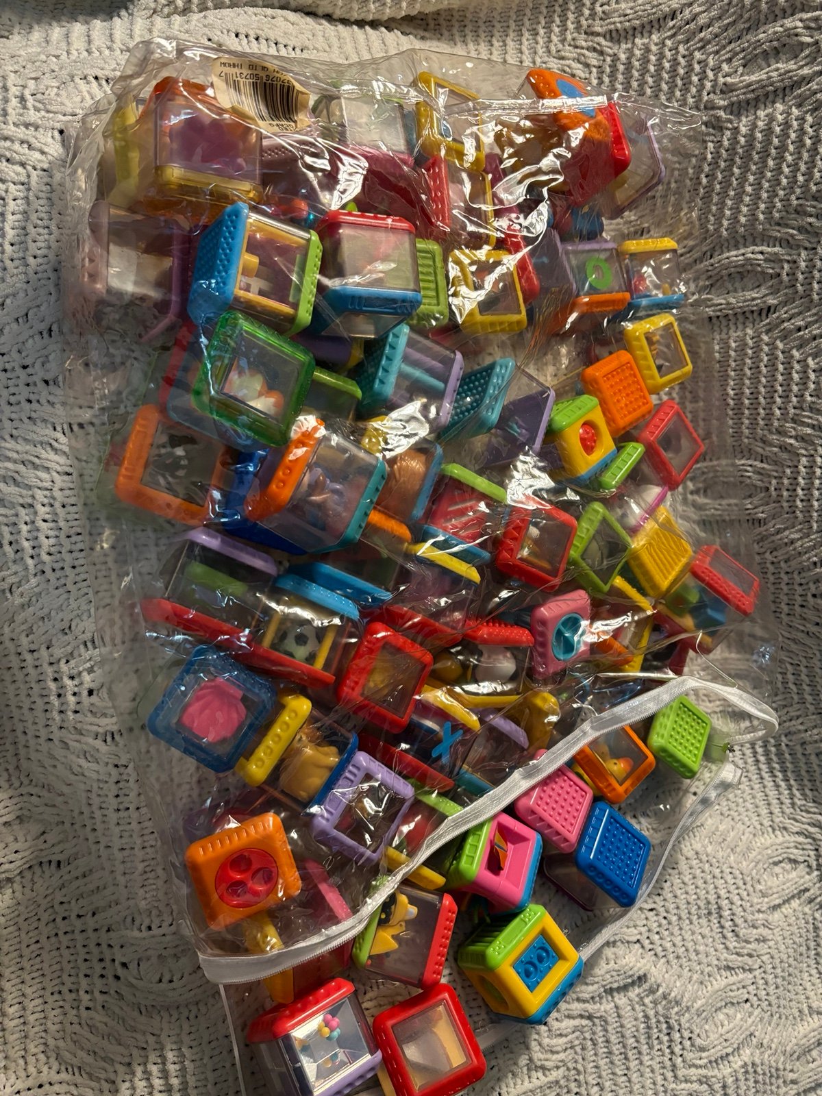 lot of fisher-price peek a blocks