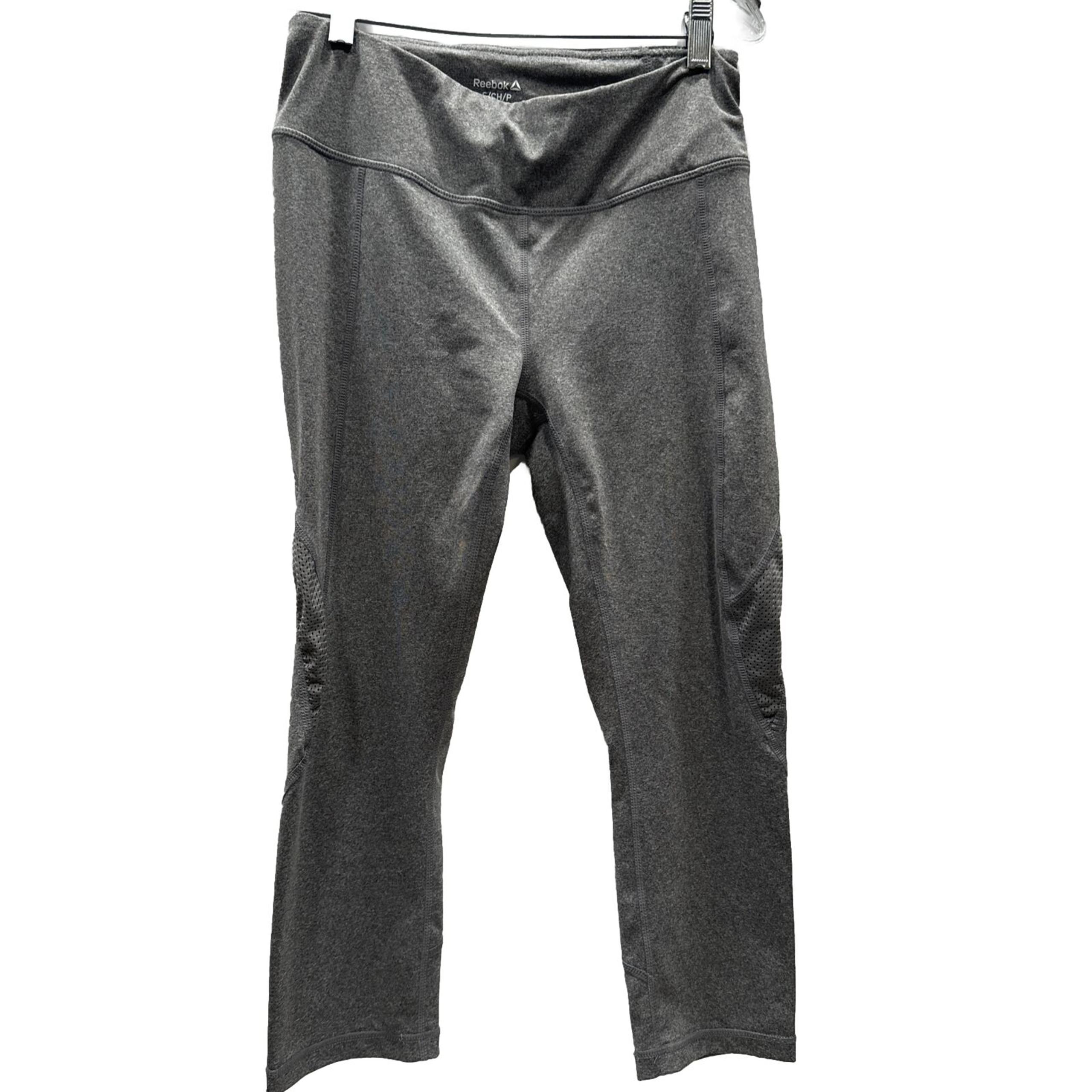 Reebok Women's Pants Small Activewear Athleisure Stretch Leggings Crop Capri