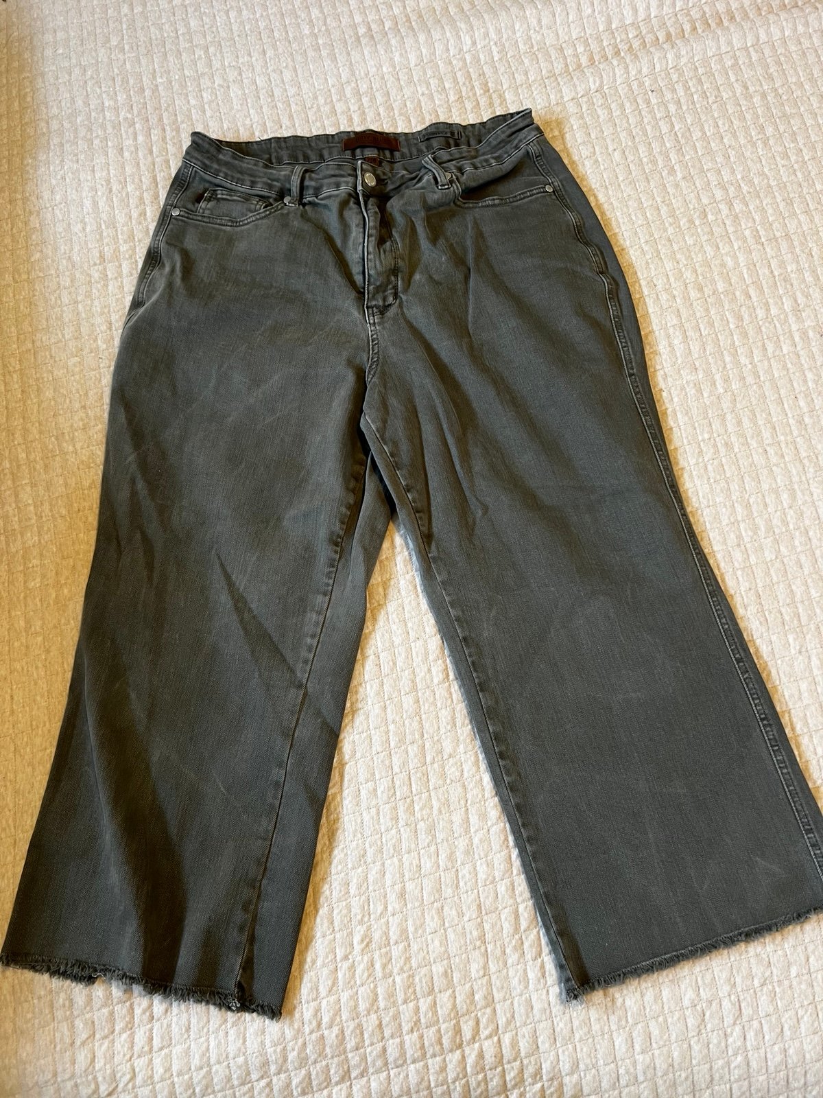 Judy blue cropped high waisted jeans