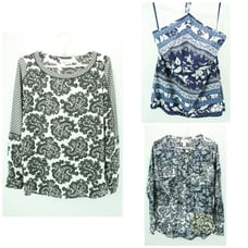 Ann Taylor Loft shirts 3 Womens Sz small & Sz 10 long sleeve & Halter Florals