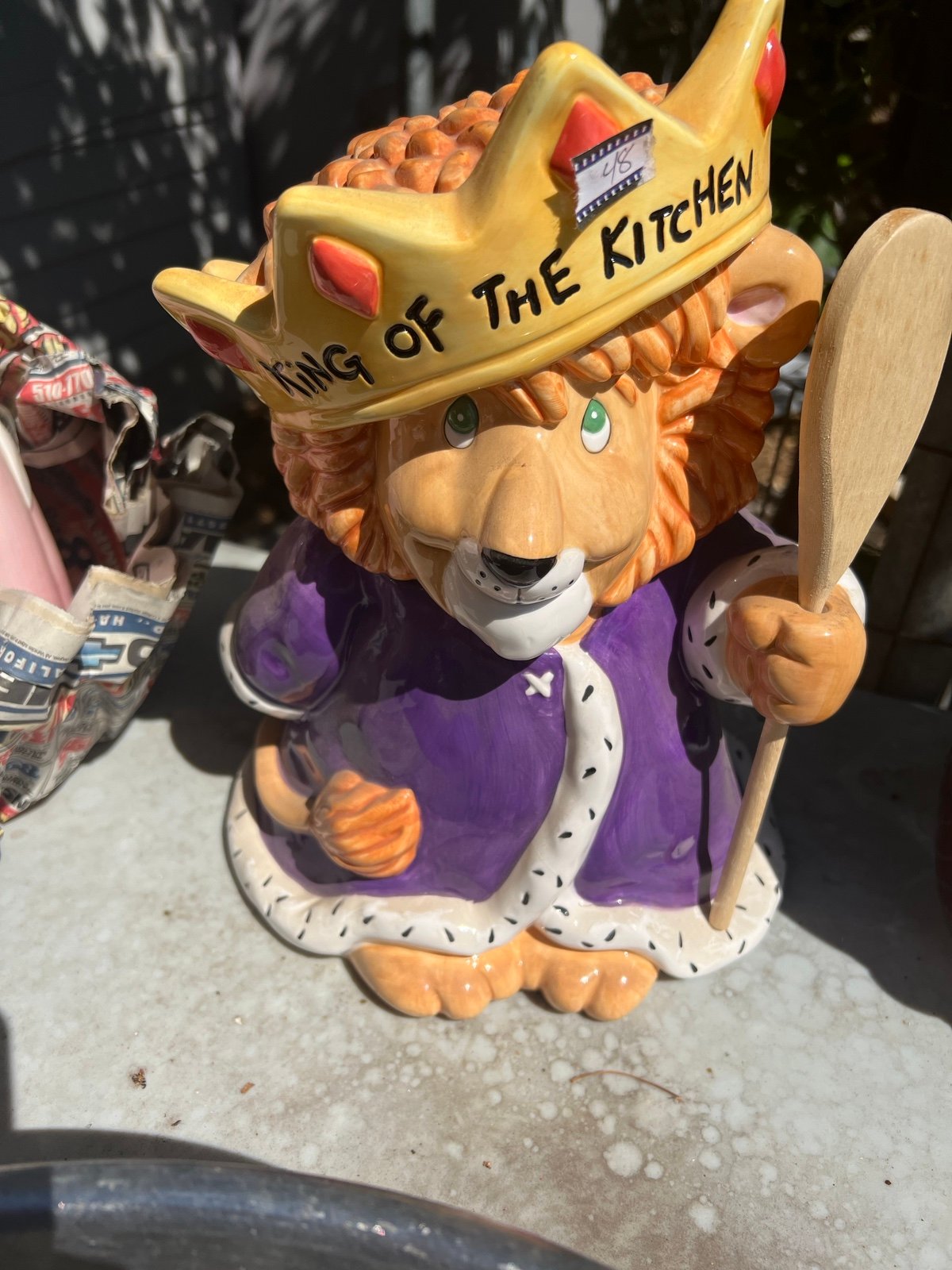 King of Everything cookie jar