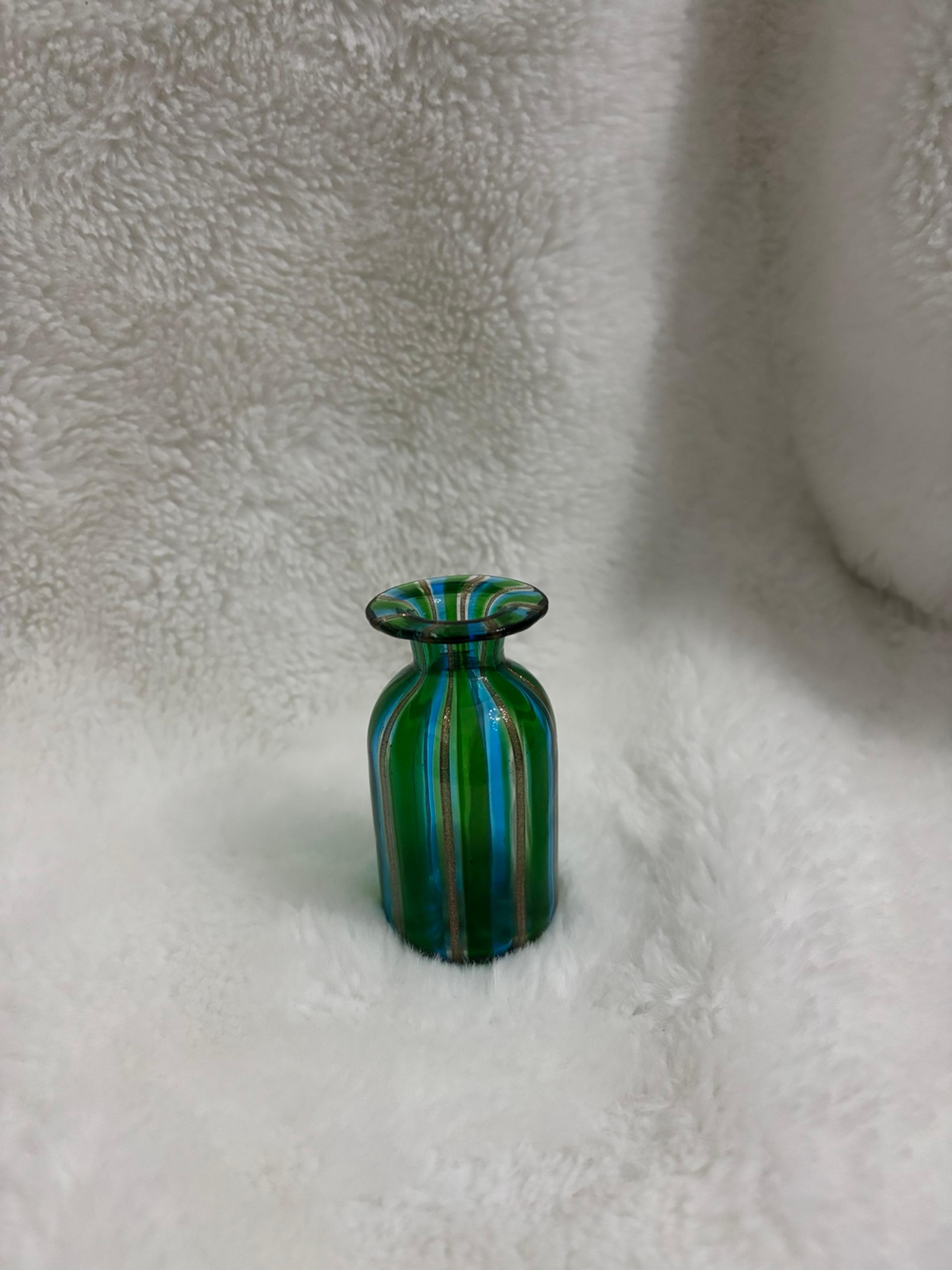 Vintage Murano  Bottle Vase with original sticker