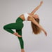 Elixir Full Length Tight Eden Green No Logo