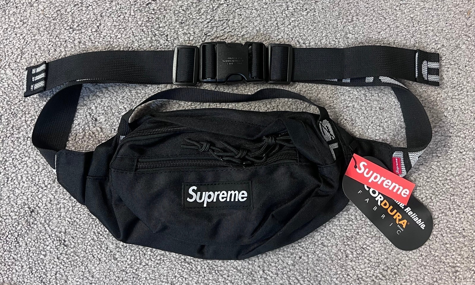 Supreme Black Waist Bags & Fanny Packs | Mercari
