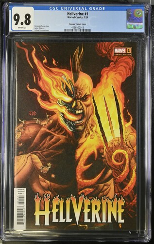 Hellverine #1 CGC 9.8 Graded Cassara Spoiler Variant 1st Daken