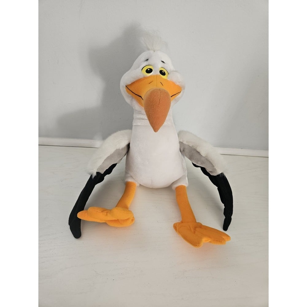 Vintage Disney Little Mermaid 18 Plush Scuttle Seagull Bird Stuffed Animal NWOT