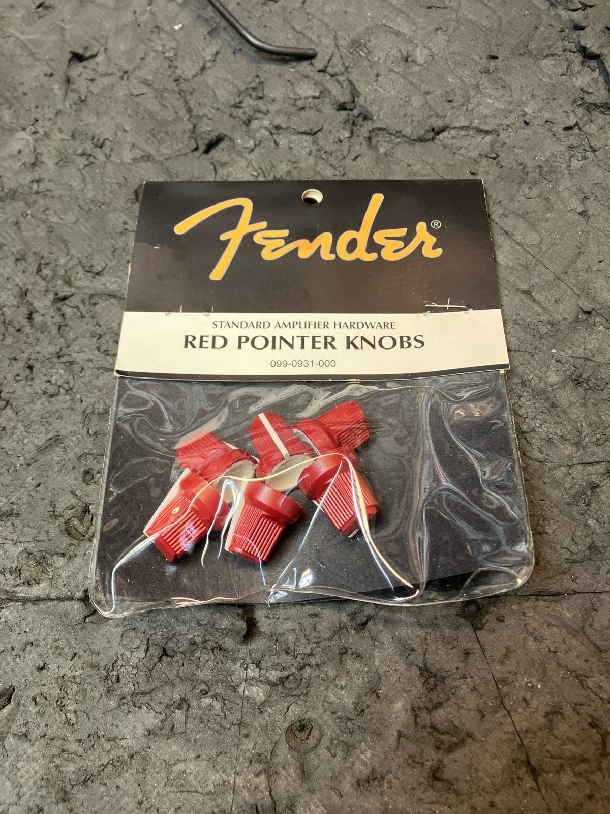 Fender Red Pointer Knobs NOS (6)