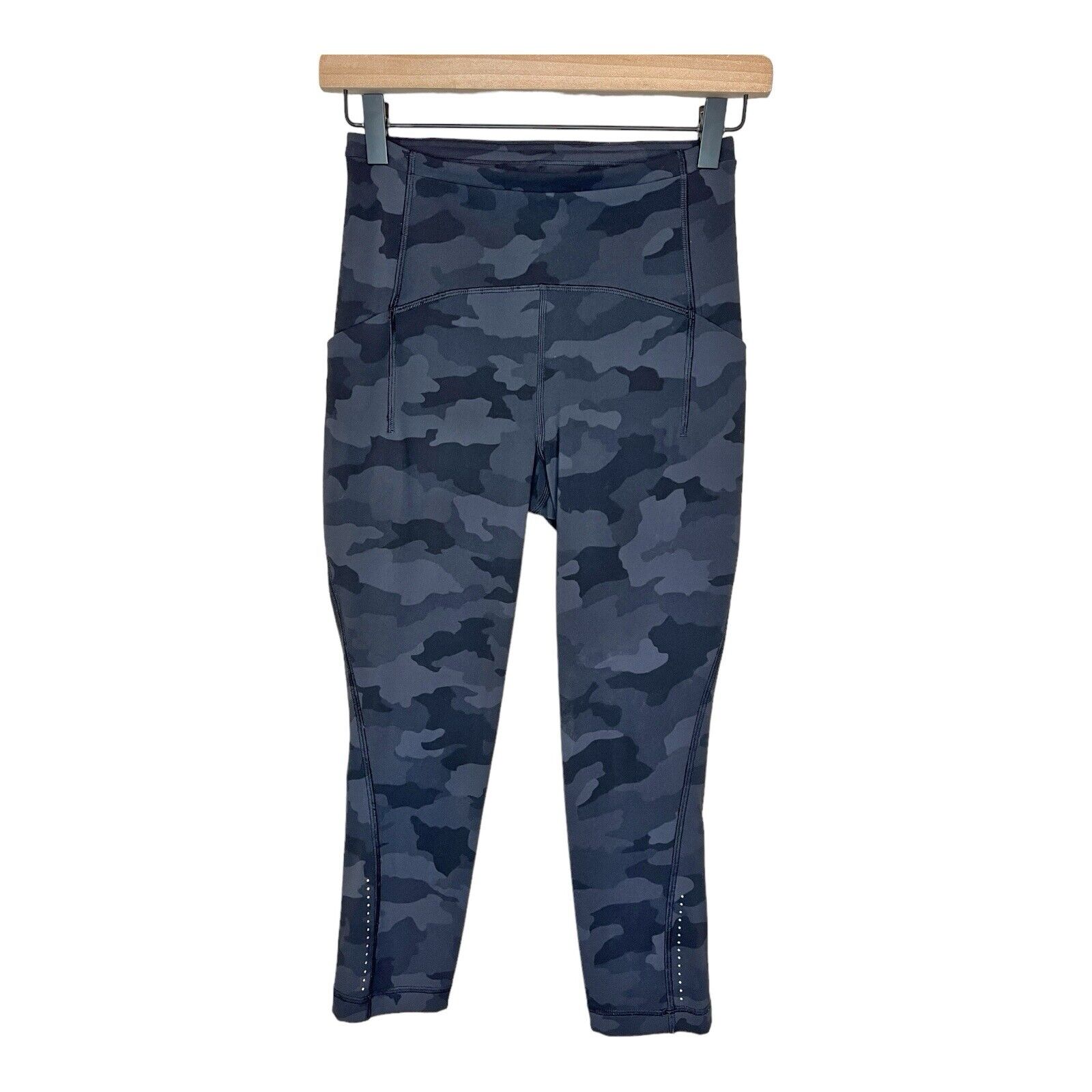 Lululemon Swift Speed High-Rise Crop 21 Heritage 365 Camo Deep Coal Multi