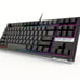 NPET 87 Keys RGB Mechanical Keyboard, Wired 20+ Backlit Modes, Ergonomic Design