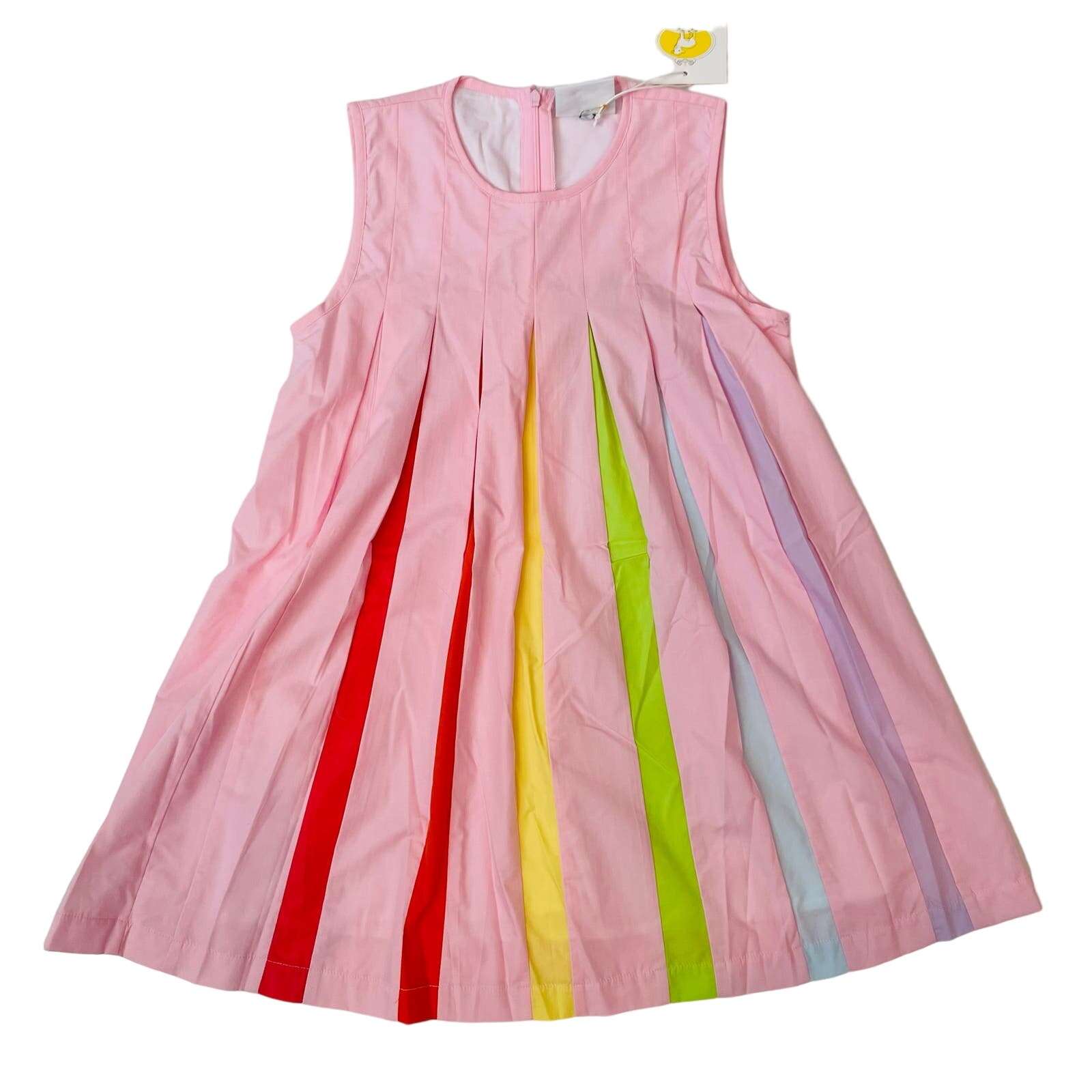NWT The Yellow Lamb Size 8 Rainbow Dress