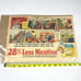 Camel Cigarette Ad US Army Navy Comic Half Page Original Newspaper Vintage 1940s