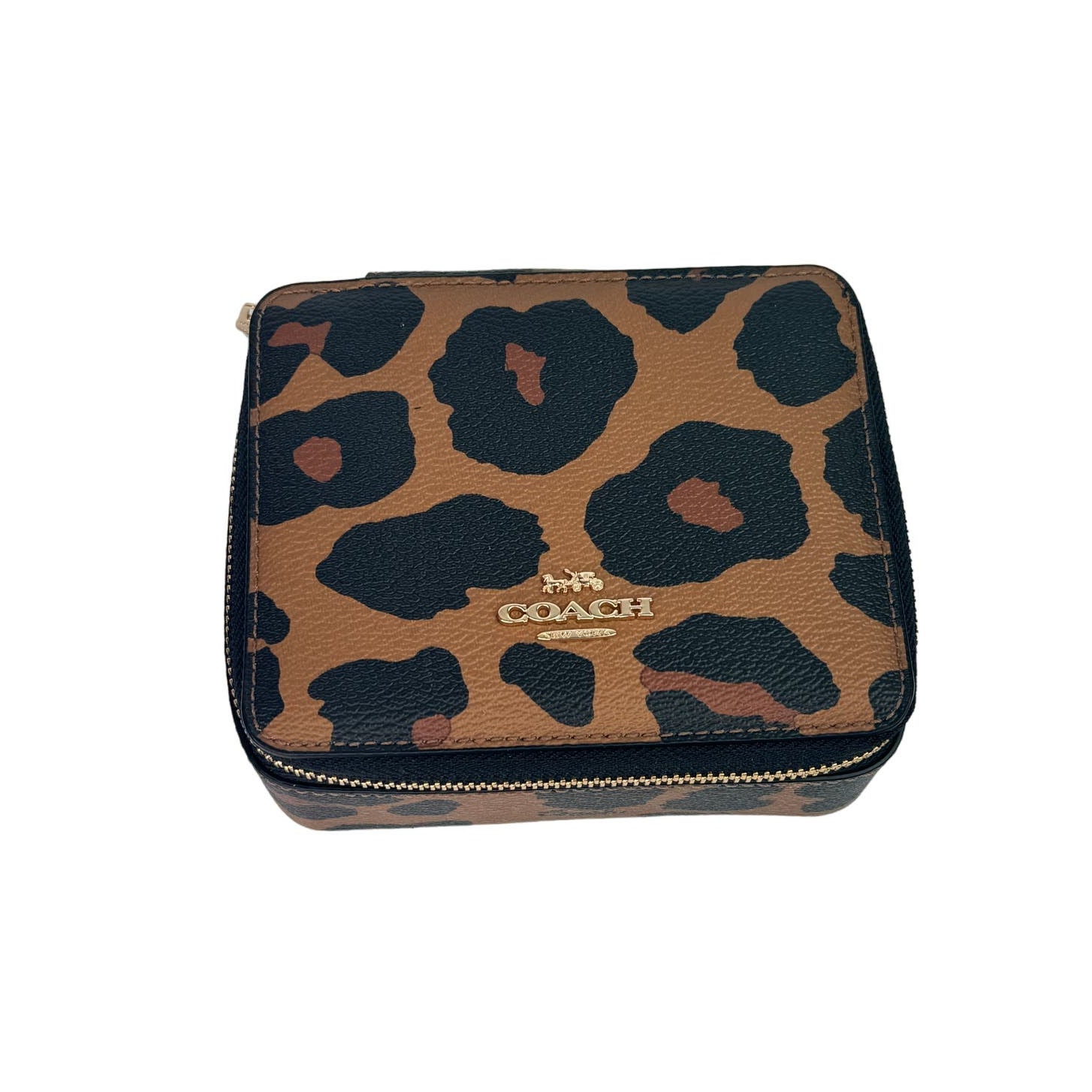 Coach Jewlery Box with Leopard print New