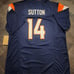 Courtland Sutton Denver Broncos Blue Jersey #14 Size Large