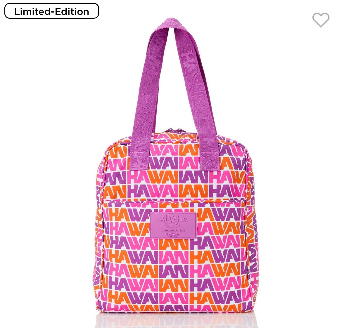 NWT Aloha Collection X Hawaiian Airlines Flight Bag & Small