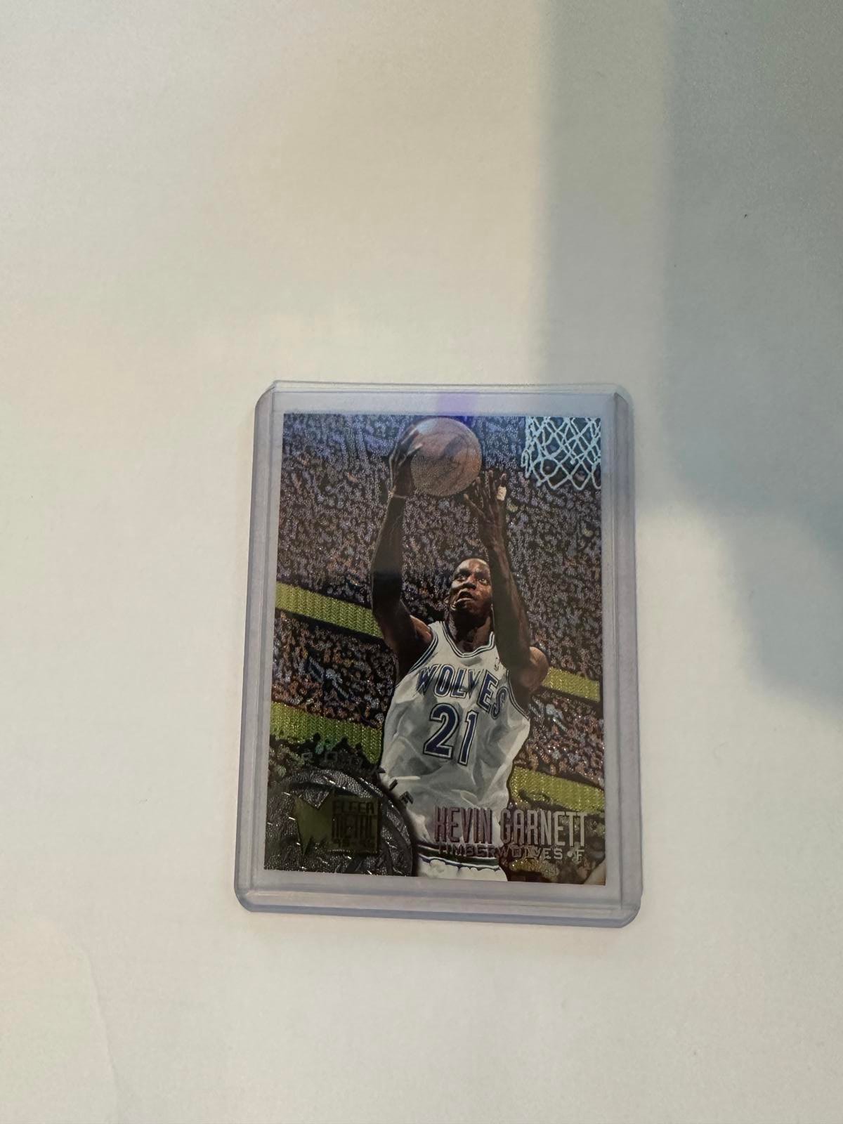 1995 Fleer Metal #167 Kevin Garnett Timberwolves Rookie Card