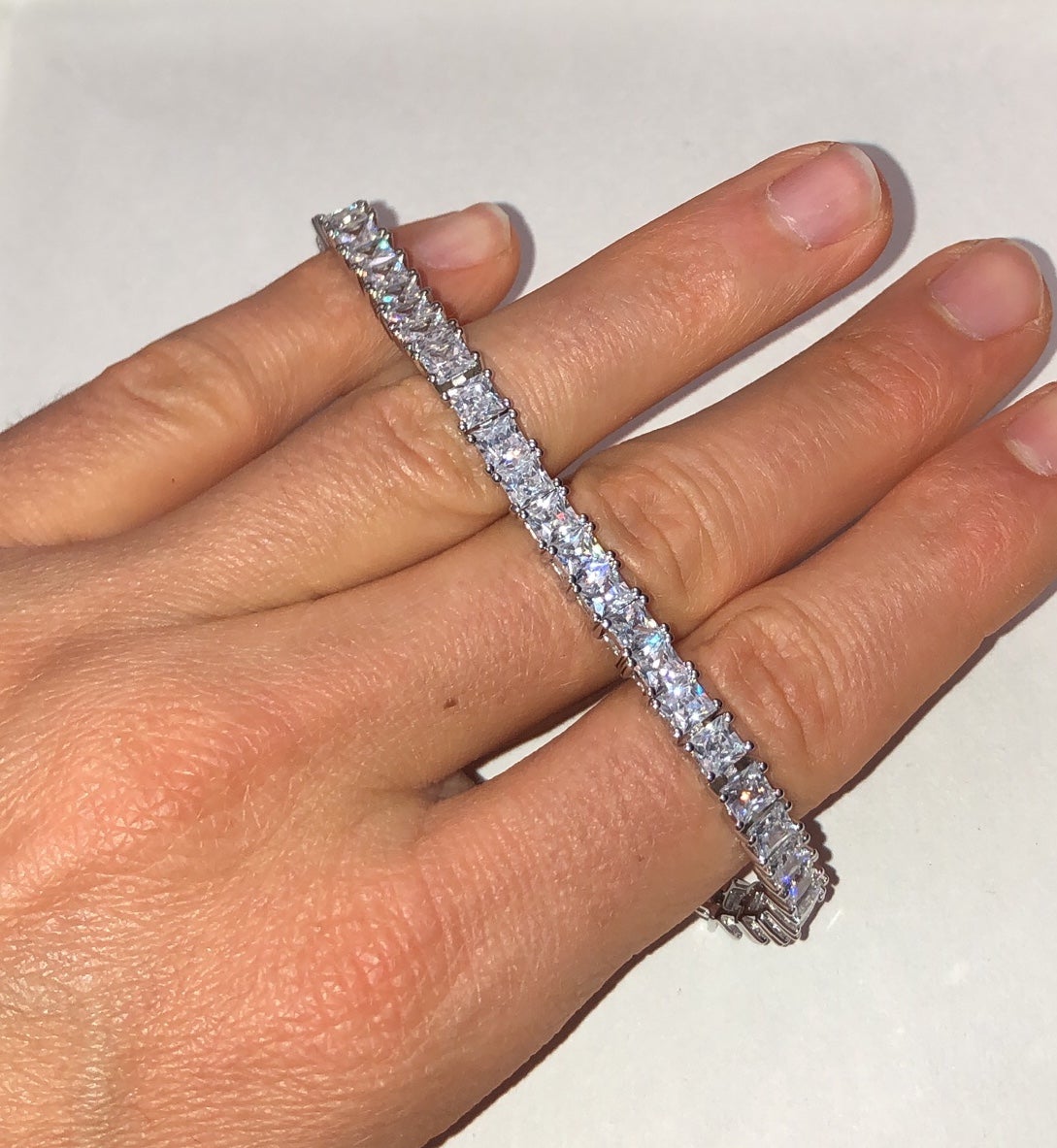 Zirconia by Swarovski Sterling Tennis Bracelet