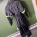 Ladies medium snowsuit size 8-10 vintage black yellow stripe sleeve JC penny sno