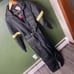 Ladies medium snowsuit size 8-10 vintage black yellow stripe sleeve JC penny sno