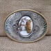 Vintage Western Horse Cabochon Belt Buckle