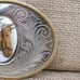 Vintage Western Horse Cabochon Belt Buckle